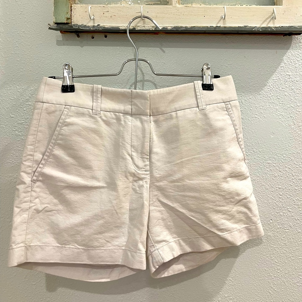 j crew shorts powdered oxford city fit